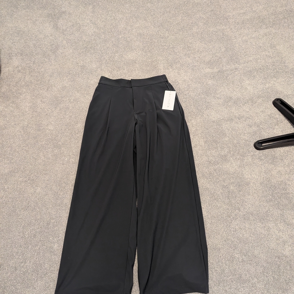 NEVER WORN Black Wide-Leg Athleta Pinnacle Trousers